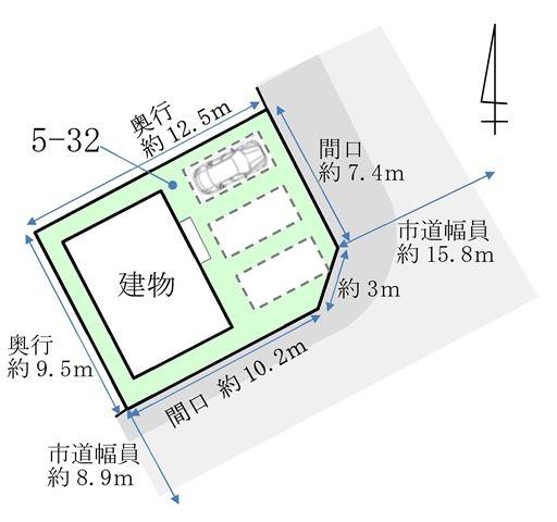弘前市大字楮町5番地32 区画A