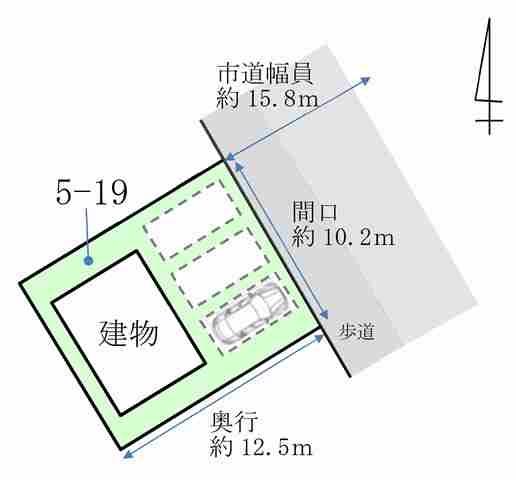 弘前市大字楮町5番地19 区画B