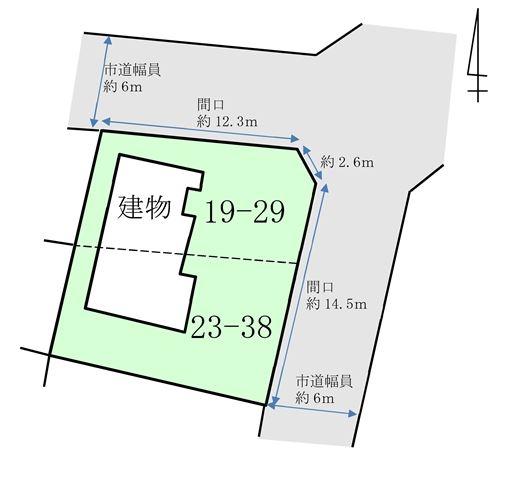 弘前市大字桜ケ丘2丁目19番地29他1筆