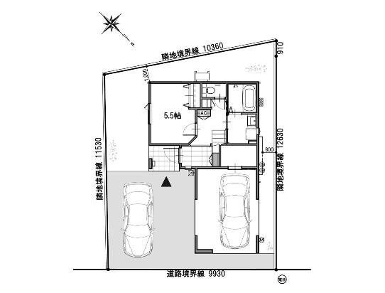 青森市西滝三丁目12-6（付近）
