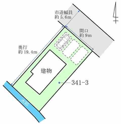青森市千刈3丁目341番地3 （区画C）