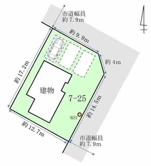 弘前市大字神田1丁目7番地25 （区画A）